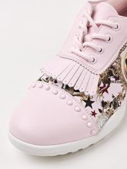 UTAA Lightmare Tassel Classic Golf Shoes : Women's Pink-2