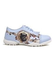 UTAA Lightmare Tassel Classic Golf Shoes : Women's Blue-3