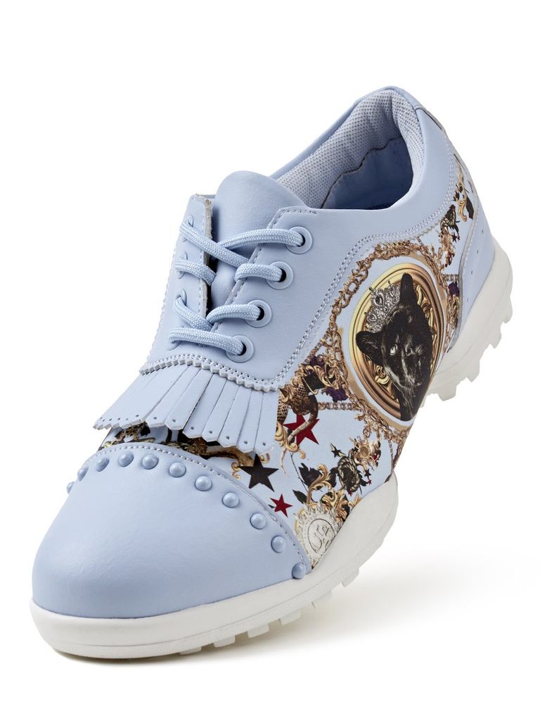 UTAA Lightmare Tassel Classic Golf Shoes : Women's Blue-3