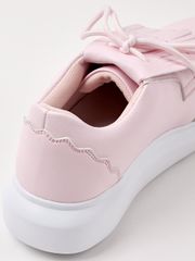 UTAA Derby Kiltie Golf Sneakers : Light Pink