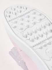 UTAA Derby Kiltie Golf Sneakers : Light Pink-2