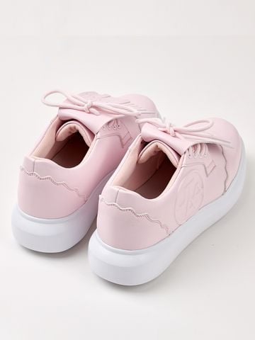 UTAA Derby Kiltie Golf Sneakers : Light Pink-2