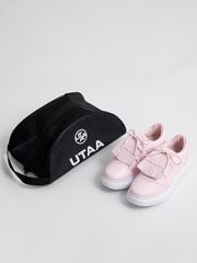 UTAA Derby Kiltie Golf Sneakers : Light Pink-2