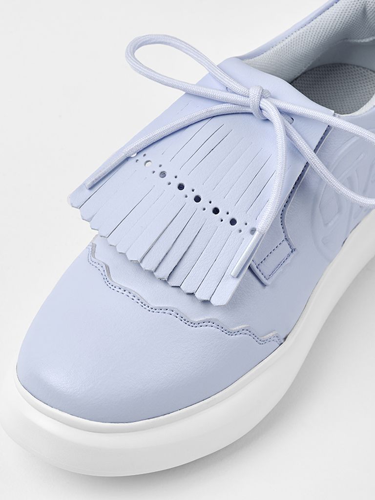 UTAA Derby Kiltie Golf Sneakers : Sky Blue-2