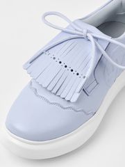 UTAA Derby Kiltie Golf Sneakers : Sky Blue-1