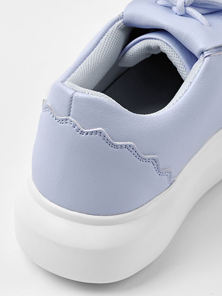 UTAA Derby Kiltie Golf Sneakers : Sky Blue-1