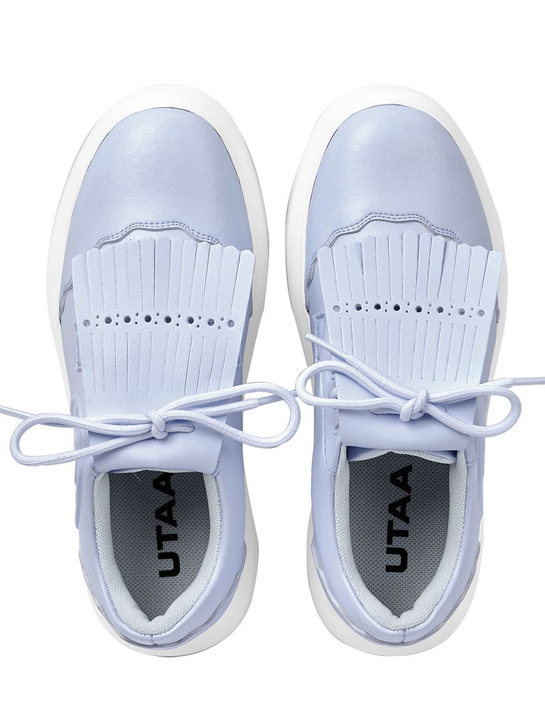 UTAA Derby Kiltie Golf Sneakers : Sky Blue-1