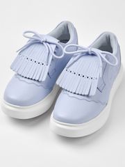UTAA Derby Kiltie Golf Sneakers : Sky Blue-1