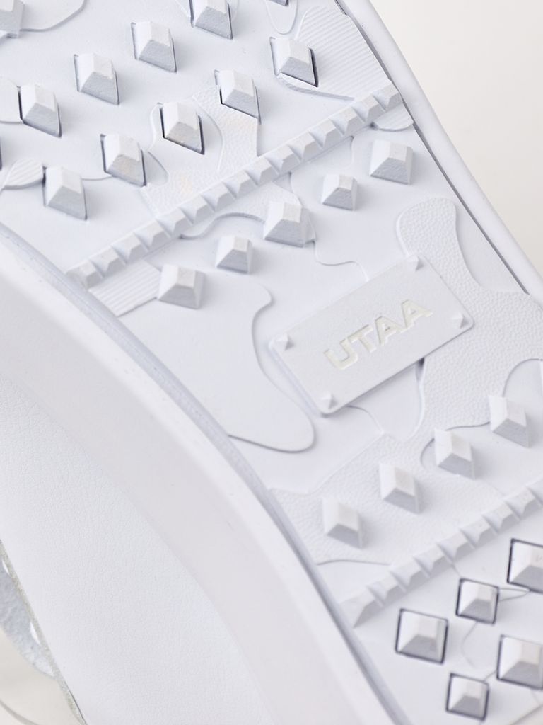 UTAA Derby Kiltie Golf Sneakers : White-1