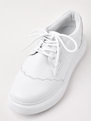 UTAA Derby Kiltie Golf Sneakers : White
