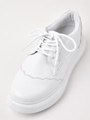 UTAA Derby Kiltie Golf Sneakers : White-1