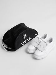 UTAA Derby Kiltie Golf Sneakers : White