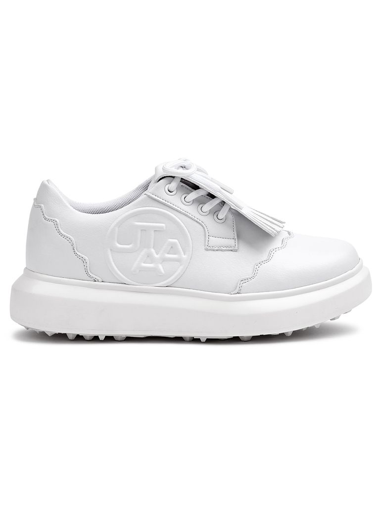 UTAA Derby Kiltie Golf Sneakers : White-1