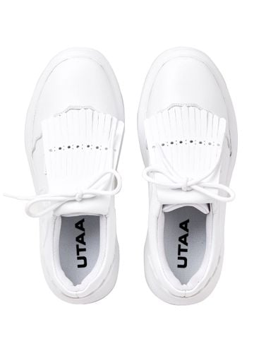 UTAA Derby Kiltie Golf Sneakers : White-1