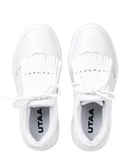 UTAA Derby Kiltie Golf Sneakers : White-1