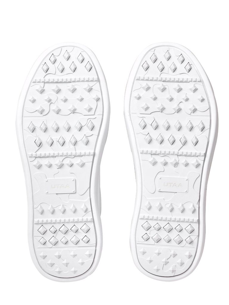 UTAA Derby Kiltie Golf Sneakers : White-2