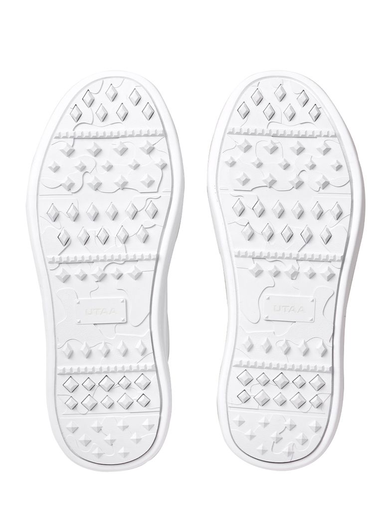 UTAA Derby Kiltie Golf Sneakers : White-1