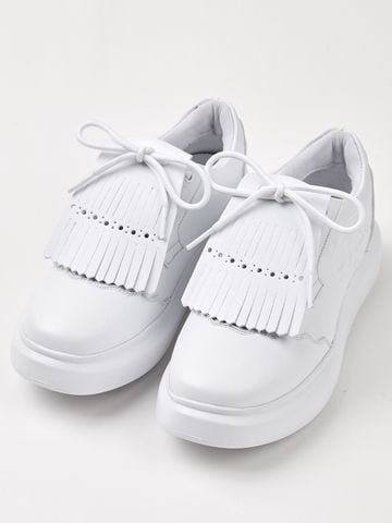 UTAA Derby Kiltie Golf Sneakers : White