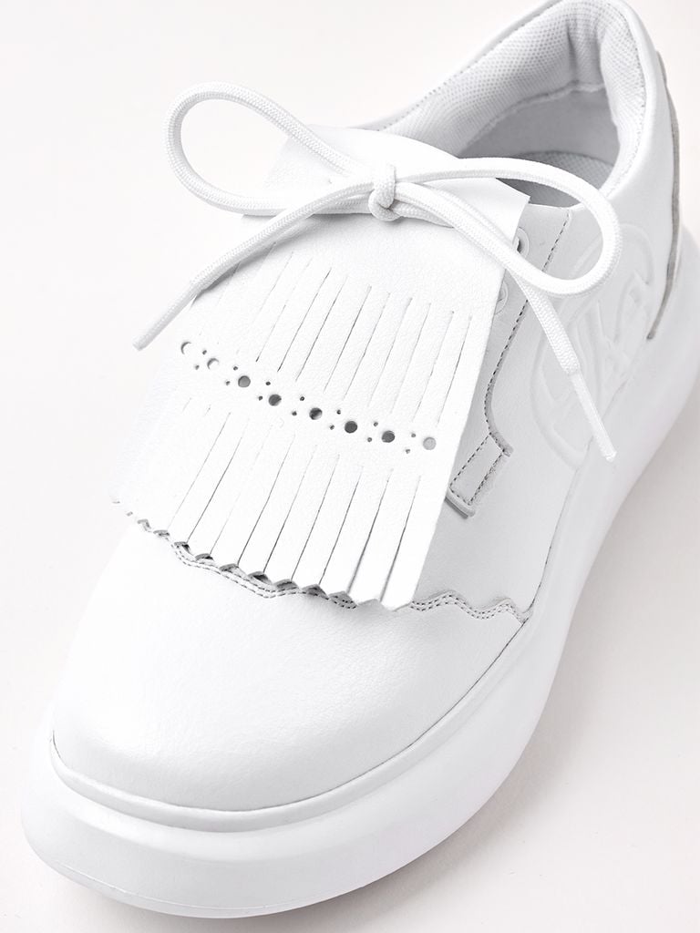 UTAA Derby Kiltie Golf Sneakers : White
