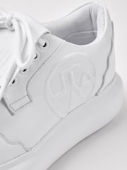 UTAA Derby Kiltie Golf Sneakers : White-2