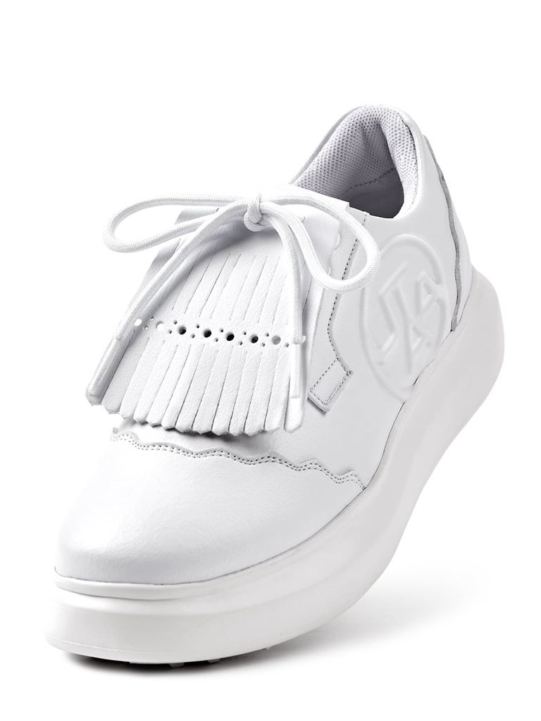 UTAA Derby Kiltie Golf Sneakers : White-1