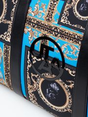 UTAA Dazzle Baroque Boston Bag : Blue