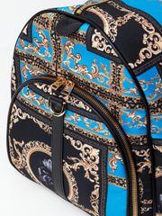 UTAA Dazzle Baroque Boston Bag : Blue
