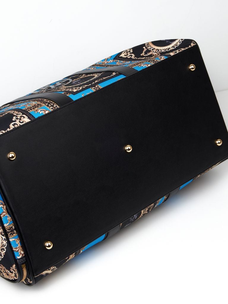 UTAA Dazzle Baroque Boston Bag : Blue