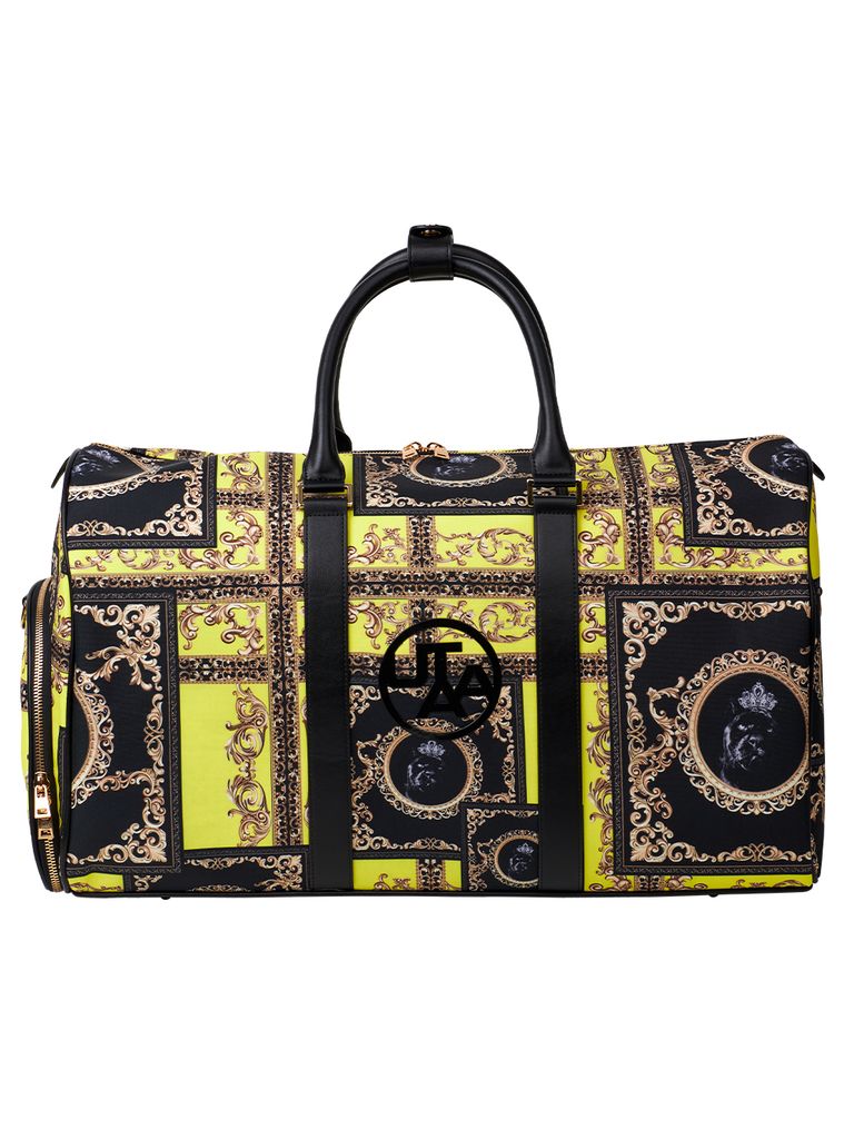 UTAA Dazzle Baroque Boston Bag : Yellow