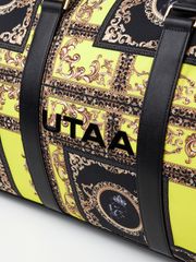 UTAA Dazzle Baroque Boston Bag : Yellow