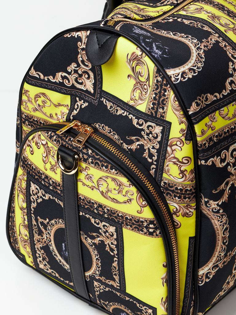 UTAA Dazzle Baroque Boston Bag : Yellow