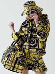 UTAA Dazzle Baroque Boston Bag : Yellow