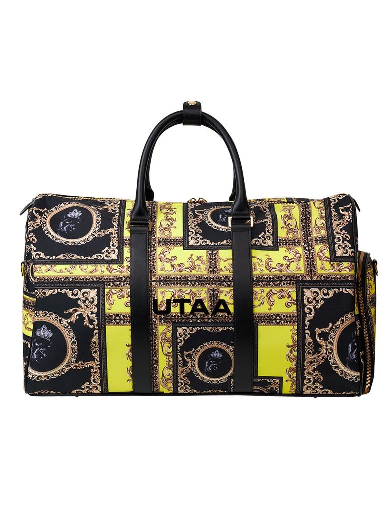 UTAA Dazzle Baroque Boston Bag : Yellow