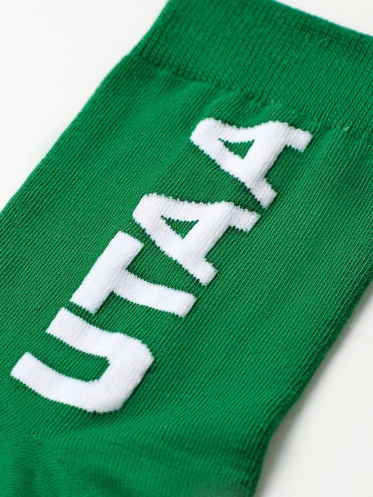 UTAA Logo Socks : Greenk