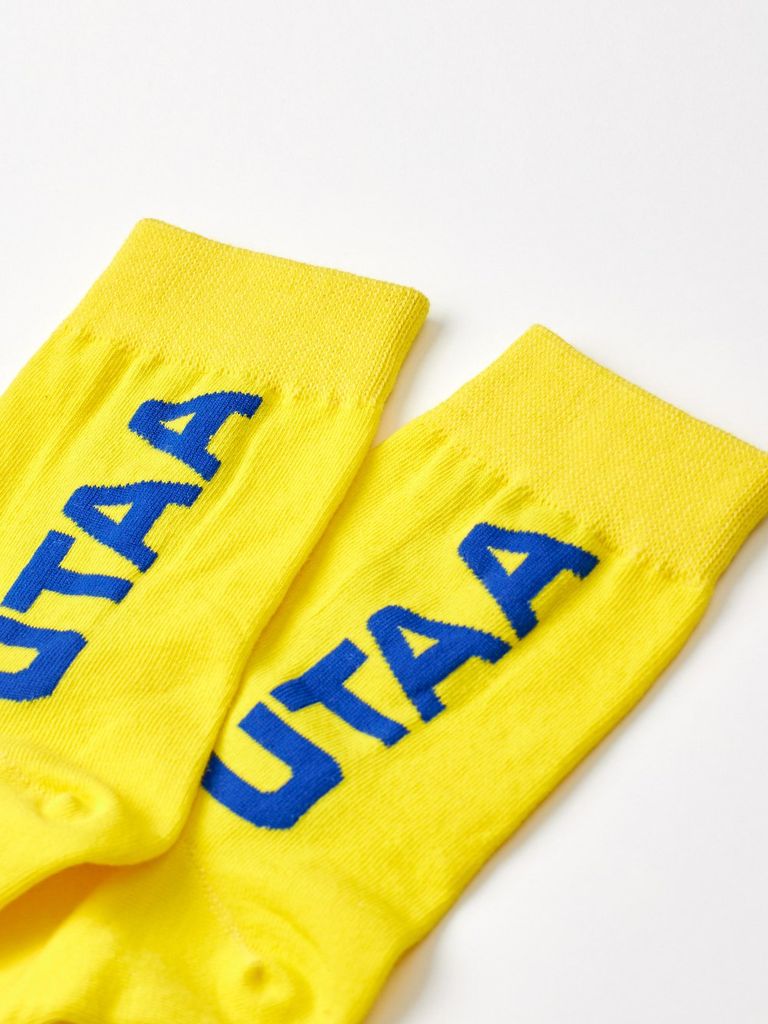 UTAA Logo Socks : Yellow