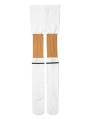 UTAA Stocking Blocks Tights : White