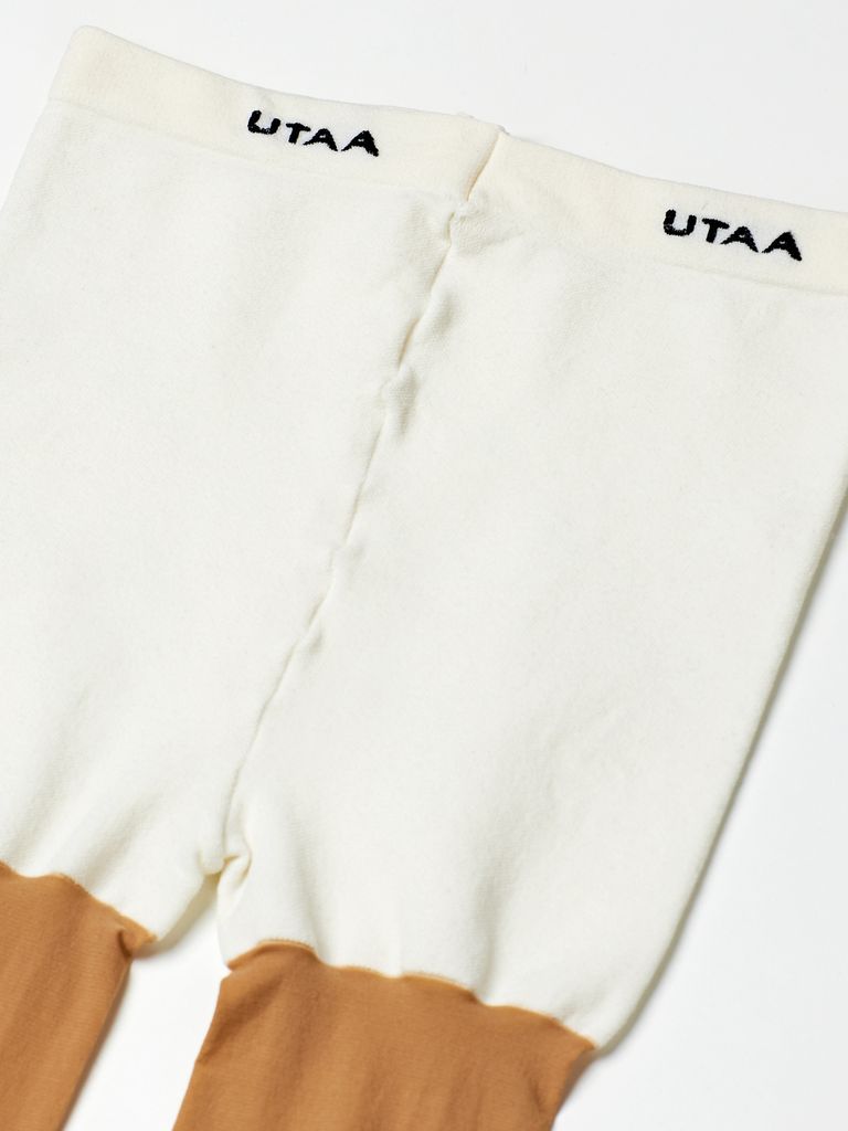 UTAA Stocking Blocks Tights : White