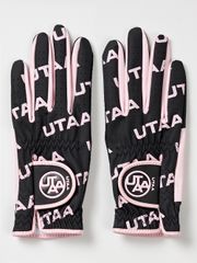 UTAA Logo Wave Golf Gloves : Pink