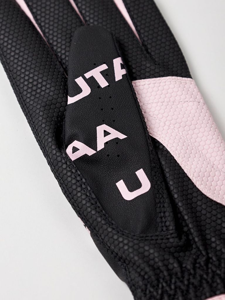 UTAA Logo Wave Golf Gloves : Pink