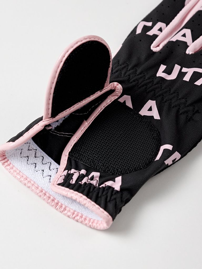 UTAA Logo Wave Golf Gloves : Pink