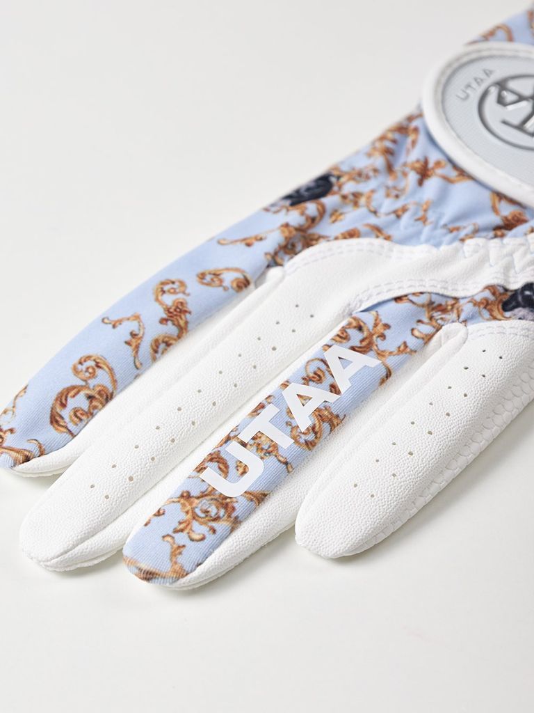 UTAA Baroque Golf Gloves : Sky Blue