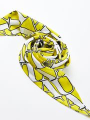 UTAA Blanc Baroque Scarf Hair Band : Yellow