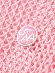 UTAA Crocher Scasi Raglan Knit : Pink