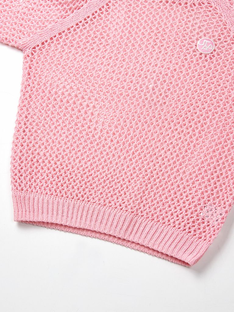 UTAA Crocher Scasi Raglan Knit : Pink