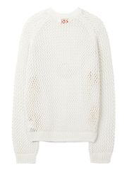 UTAA Crocher Scasi Raglan Knit : White