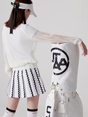 UTAA Crocher Scasi Raglan Knit : White