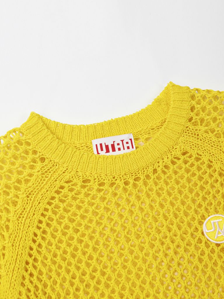 UTAA Crocher Scasi Raglan Knit : Yellow