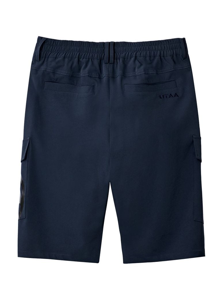 UTAA Tape Symbol Pocket Short Pants: Navy