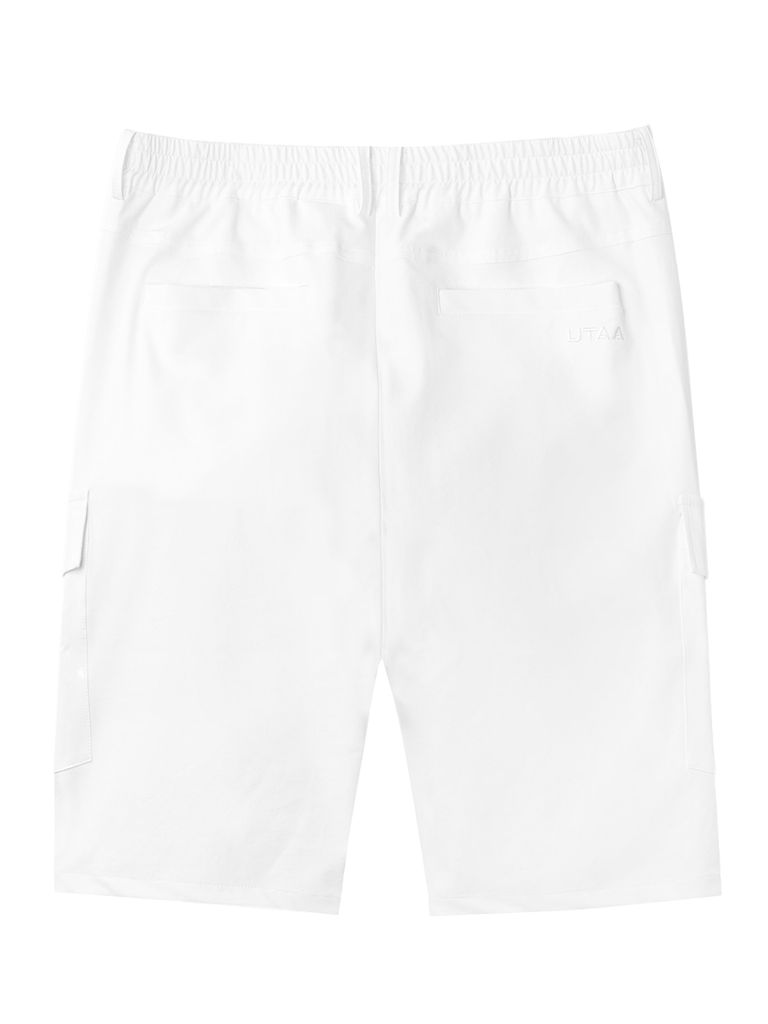 UTAA Tape Symbol Pocket Short Pants: White