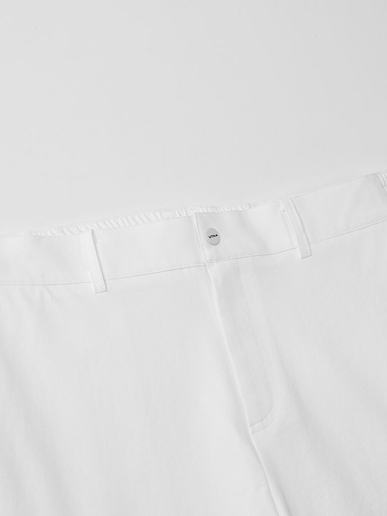 UTAA Tape Symbol Pocket Short Pants: White